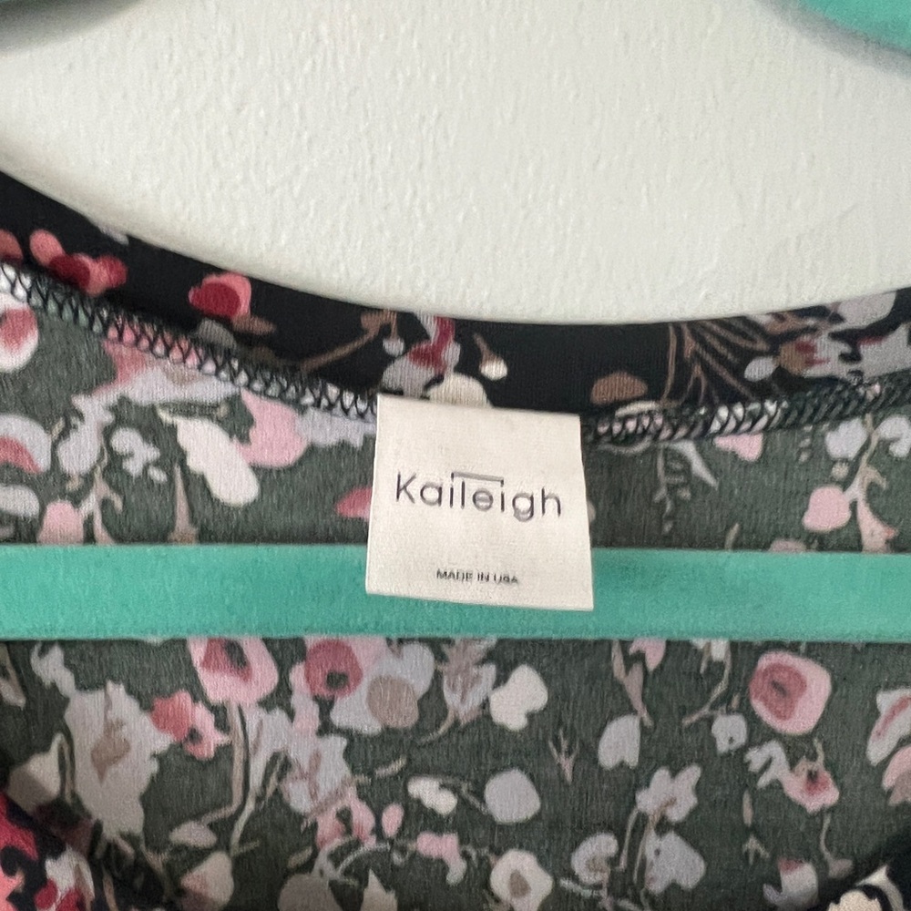 Kaileigh Dress Floral Flutter Sleeve Women XXL - Picture 3 of 5